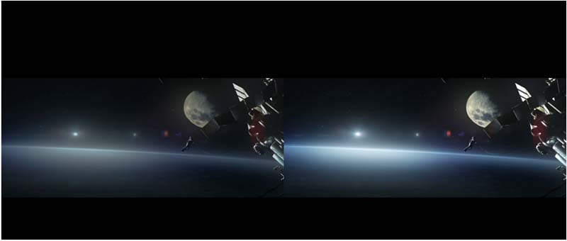 Comparsion of display effec