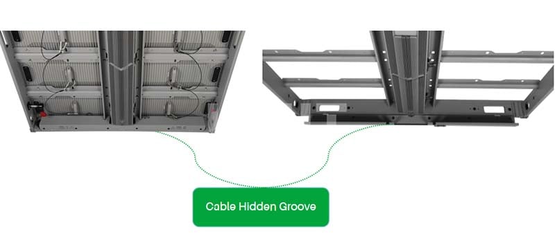 OF1000 cable hidden groove