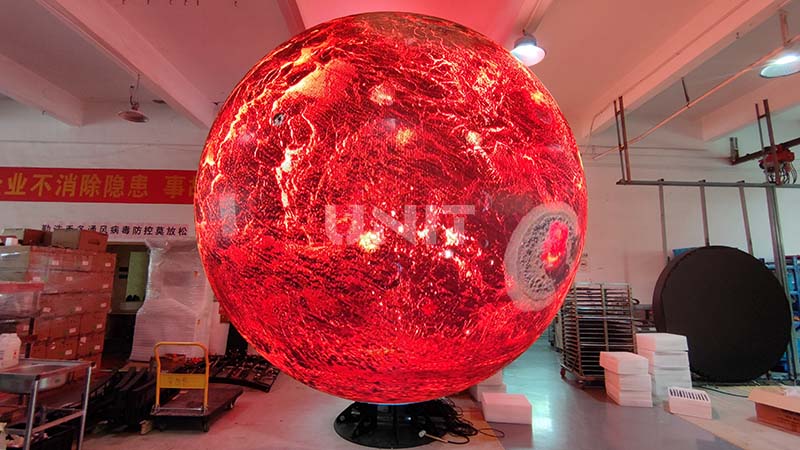 led sphere screen