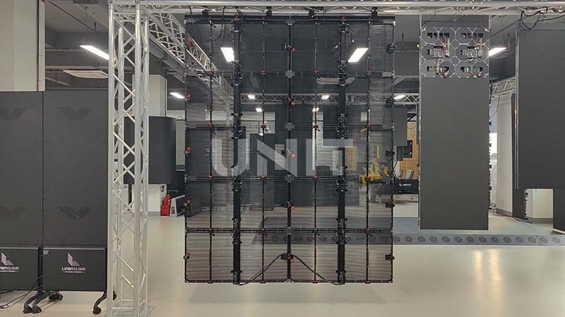 outdoor rental transparent LED screen