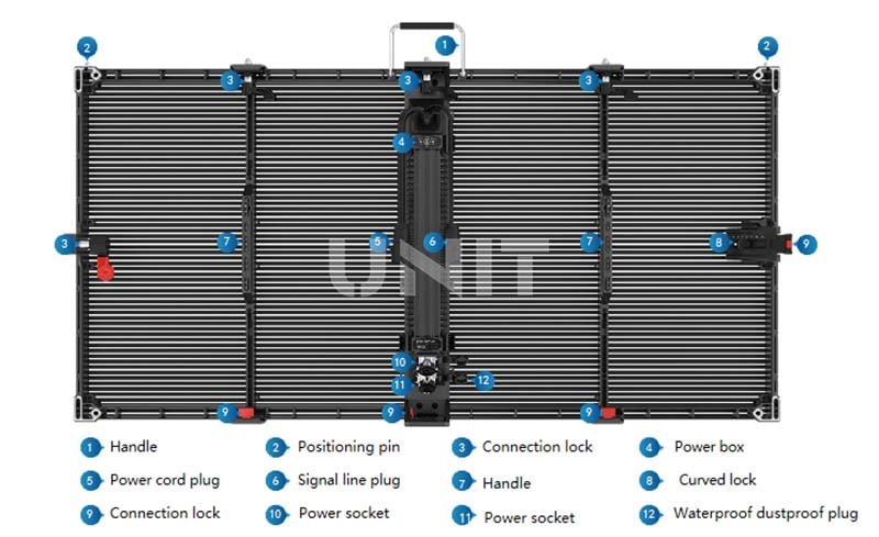 see through LED panel