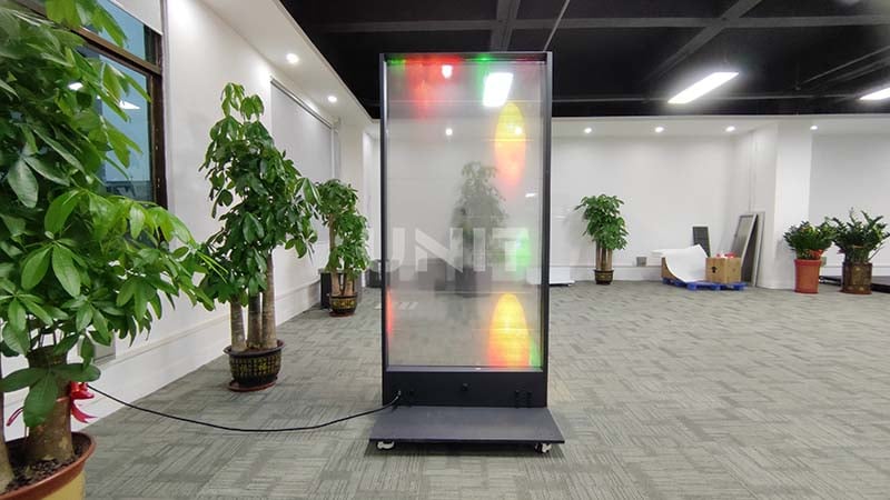 transparent film led poster