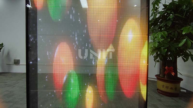 transparent film led poster