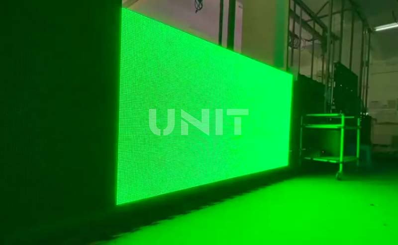 moiré effect in LED wall photography