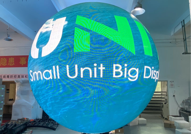 Circular LED Display Cabinets