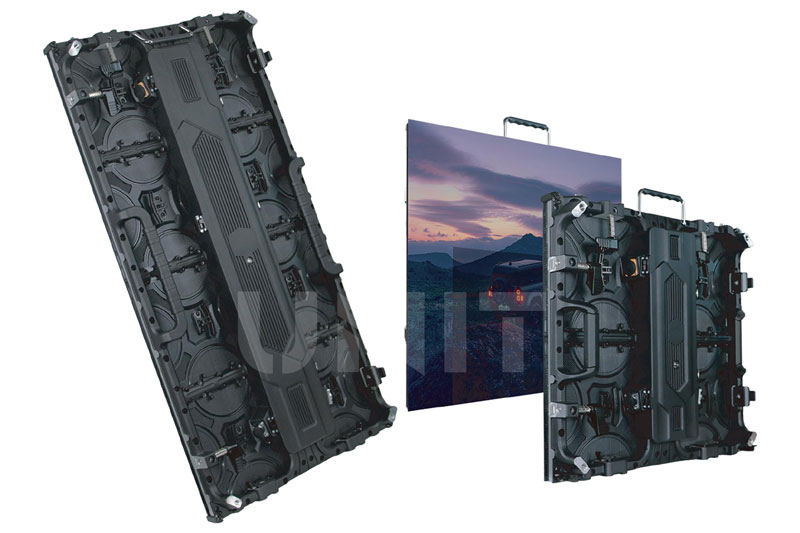 Die-cast aluminum LED display cabinet