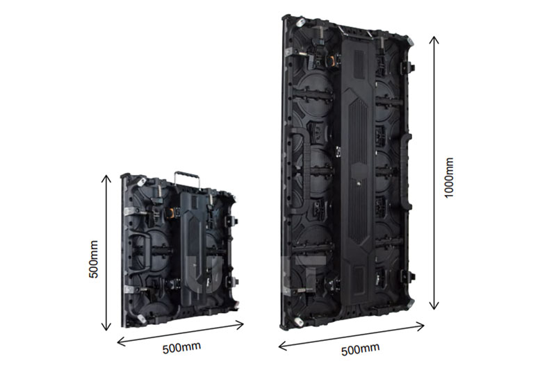 LED Display Cabinet common sizes 1