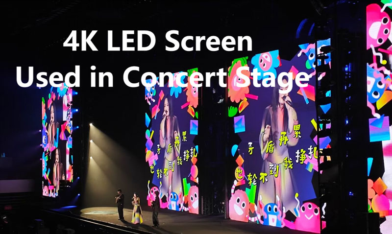 4K LED Screen Used in Stage