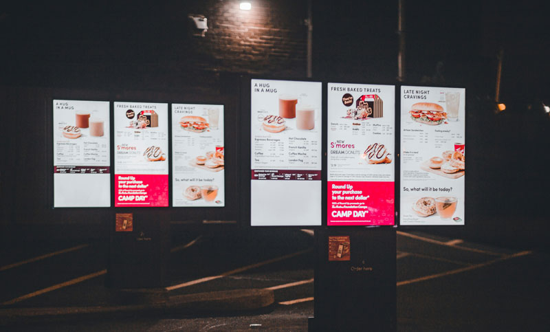 LED Signs for Hospitality & Food Service