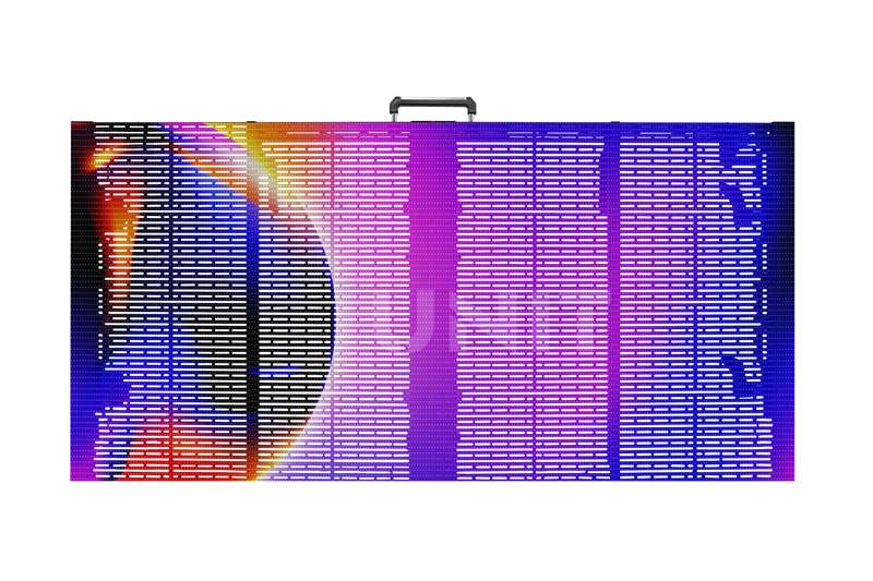OR Series Rental Transparent LED Display Screen Front View