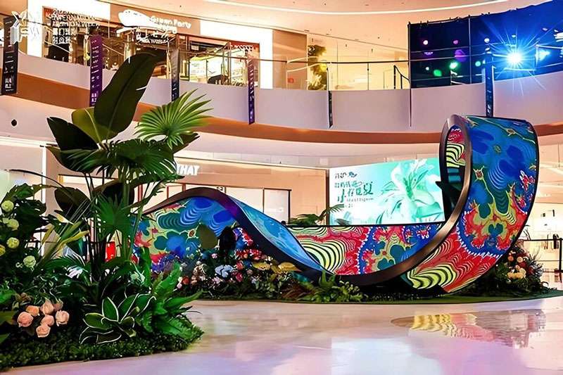 Applications of Möbius Ring LED Display - Commercial Advertising