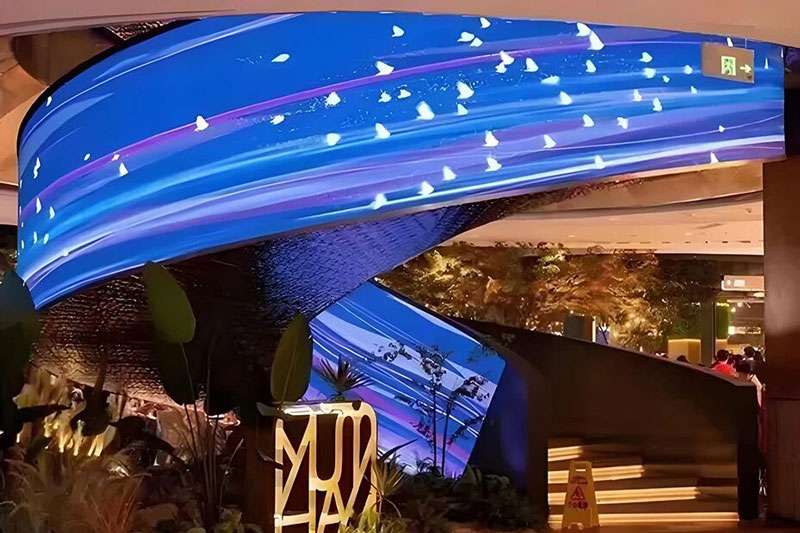 Applications of Möbius Ring LED Display - Public Spaces