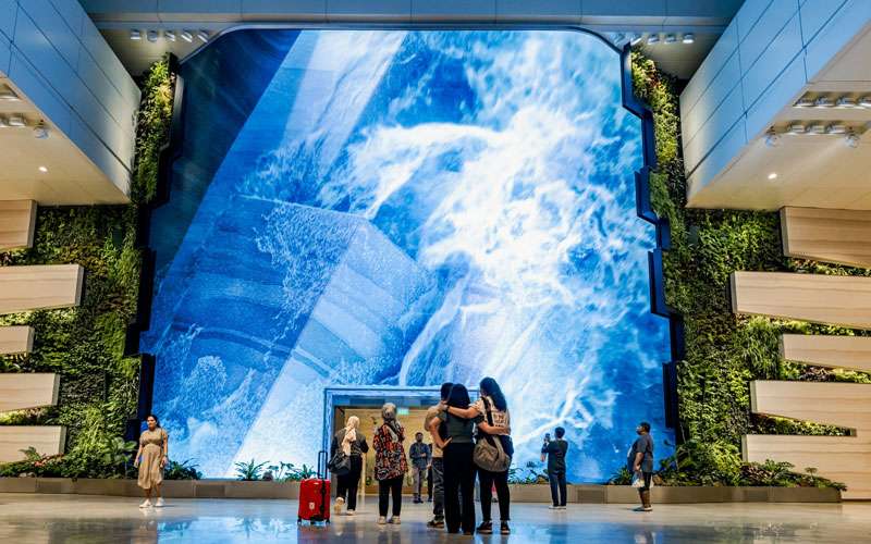 Jewel Changi Airport LED Dome