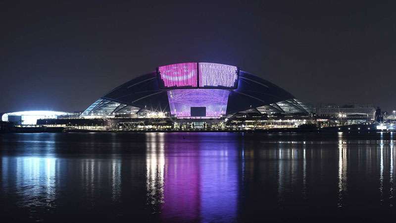 Singapore Sports Hub LED Screens