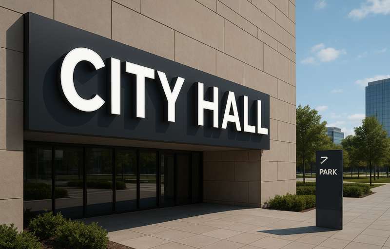 LED Letter Display Used in Outdoor Building Signs & Architectural Projects