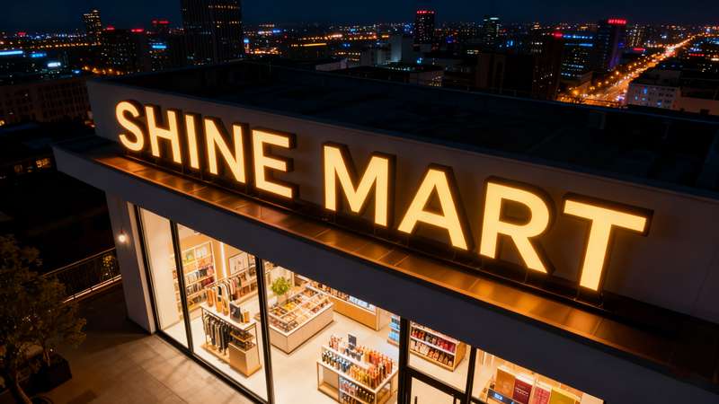 LED Letter Display Used in Retail Stores