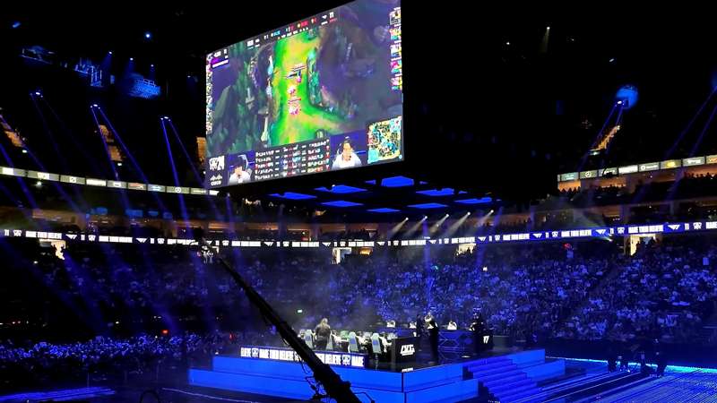 Sports LED Ticker Screen in Esports Venues