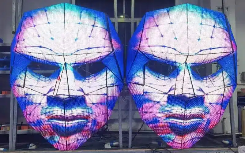 mask LED screen for DJ club