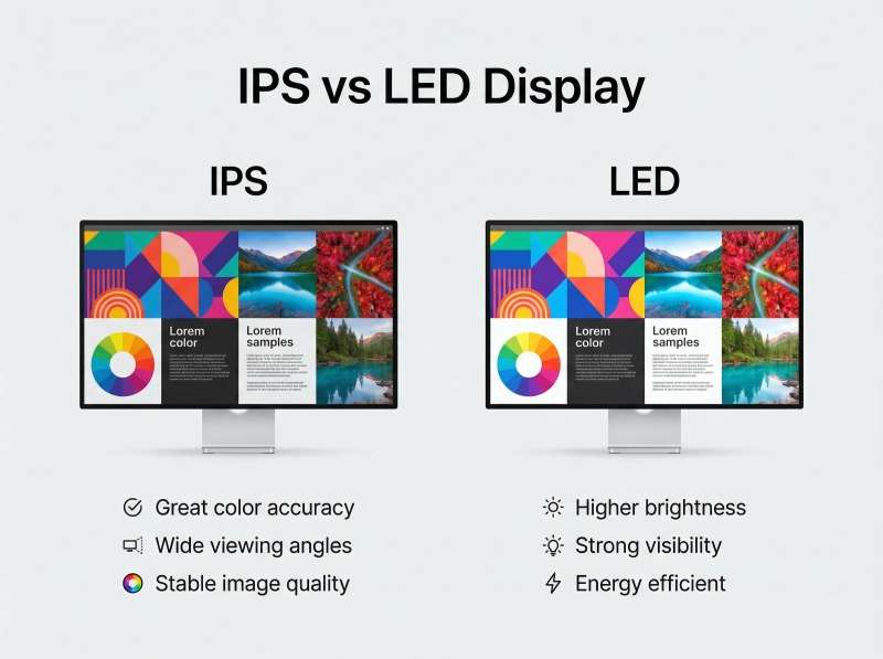 IPS vs LED display