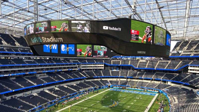 Sofi stadium jumbotron