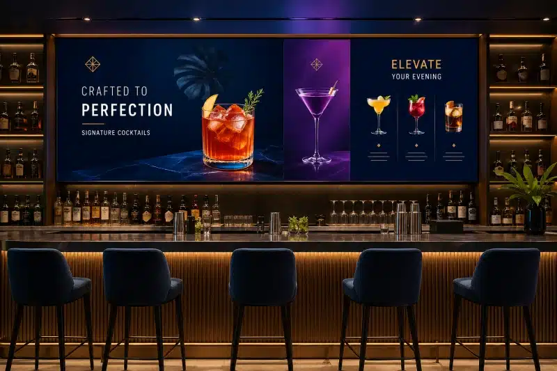 back bar LED screen