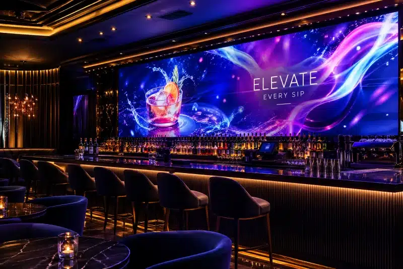 bar LED screen examples