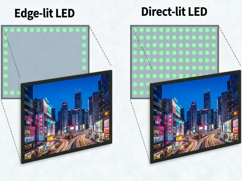 edge LED vs direct LED
