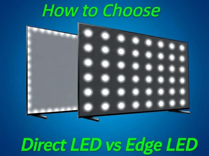 how to choose between direct LED and edge LED
