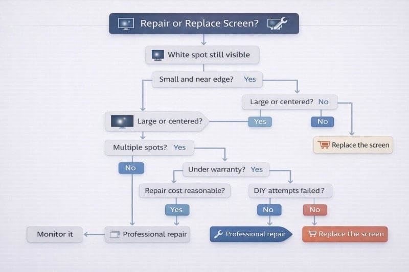 repair or replace LED screens