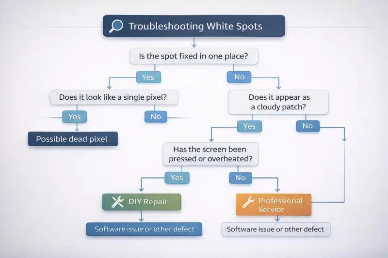 troubleshooting white spots
