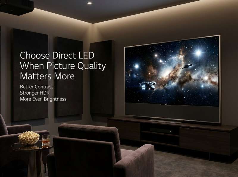 when to choose direct LED