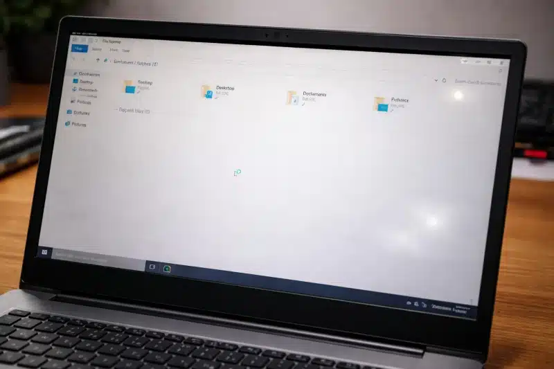 wihte spot on screen